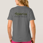 Kies kleur Waterman Zodiac Astrologisch teken T-shirt (Achterkant)