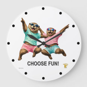 Kies Leuk Otter Duo Grote Klok