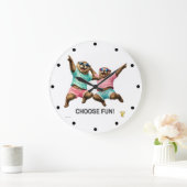 Kies Leuk Otter Duo Grote Klok (Huis)