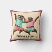 Kies Leuk Otter Duo Kussen (Achterkant)