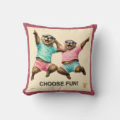 Kies Leuk Otter Duo Kussen (Voorkant)