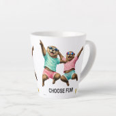 Kies Leuk Otter Duo Latte Mok (Rechterhoek)