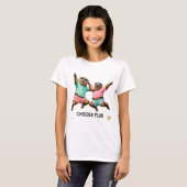 Kies Leuk Otter Duo T-shirt (Voorkant volledig)