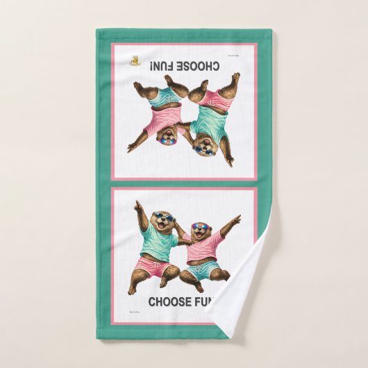 Kies Leuke Otter Duo Handdoek (Handdoek)