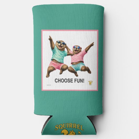 Kies Leuke Otter Duo Seltzer Blikjeskoeler (Voorkant)