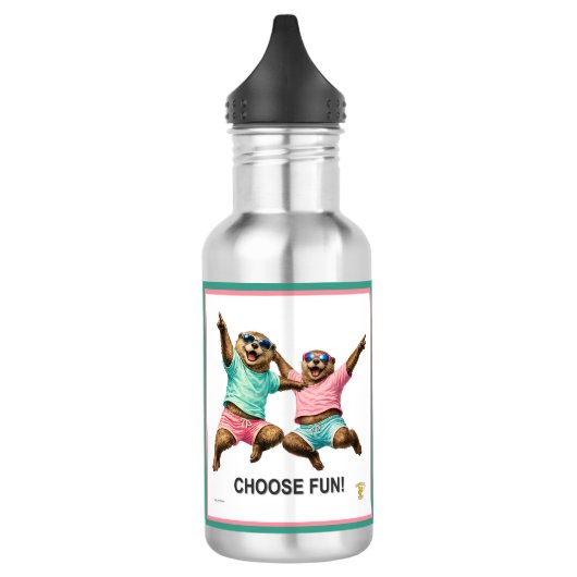 Kies Leuke Otter Duo Waterfles (Links)