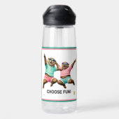 Kies Leuke Otter Duo Waterfles (Achterkant)
