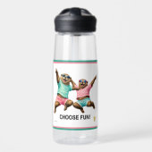 Kies Leuke Otter Duo Waterfles (Voorkant)