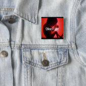Kies leven - Gepersonaliseerd Vierkante Button 5,1 Cm (In situ)