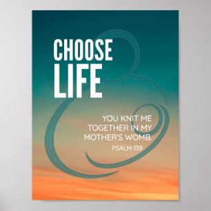 KIES LEVEN POSTER
