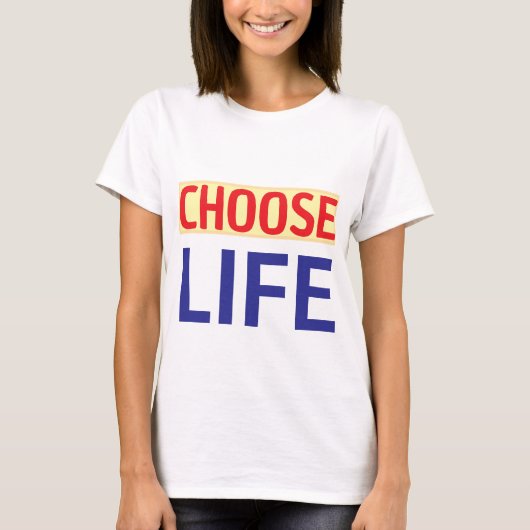 KIES LEVEN T-Shirt (Voorkant)