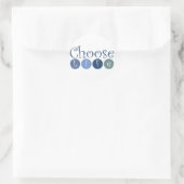 Kies Life Circles Ronde Sticker (Tas)