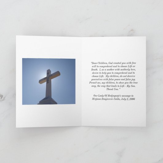 Kies LIFE Hartelijk dank Bedankkaart (Binnen)