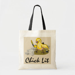 Kies Lit Writer met papier en doezelaar Tote Bag