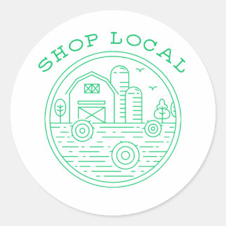 Kies Lokale Winkel Sticker