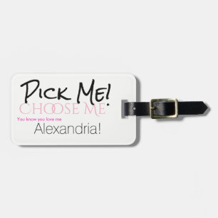 Kies me! Bagage label