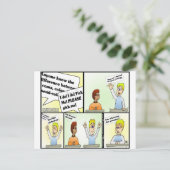 Kies me! briefkaart (Staand voorkant)