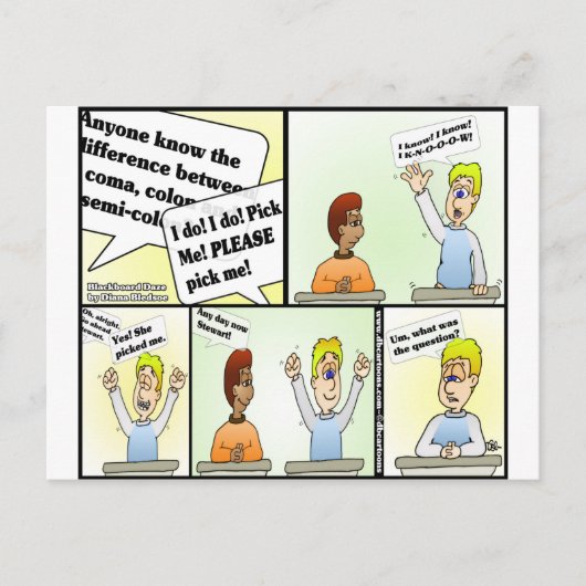 Kies me! briefkaart (Voorkant)