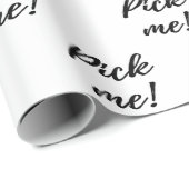 Kies me!  Cadeauverpakking voor cadeauuitwisseling Cadeaupapier (Rol Hoek)