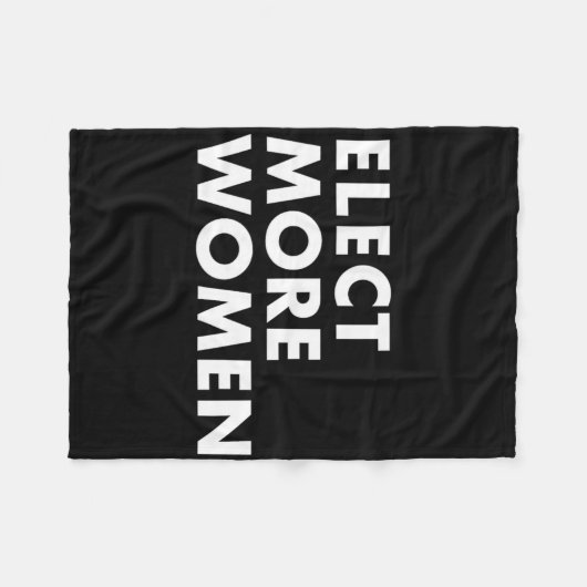 Kies meer vrouwen fleece deken (Voorkant (Horizontaal))