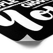 Kies mensen die kiezen voor Typografie Poster (Hoek)