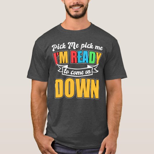 Kies Mij Kies Mij Spelshow grappig T-shirt (Voorkant)