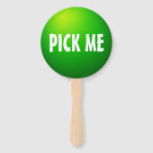 Kies Mij Pas Klaslokaal Spel Paddle Bord Handwaaier (Voorkant)