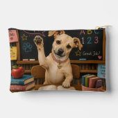 Kies Mij! Schattige Schoolhond die Poot Geeft Etui (Achterkant)