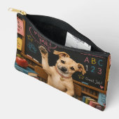 Kies Mij! Schattige Schoolhond die Poot Geeft Etui (Open)