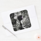 Kies mij vierkante sticker (Envelop)