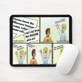 Kies mij zwarte Muismat