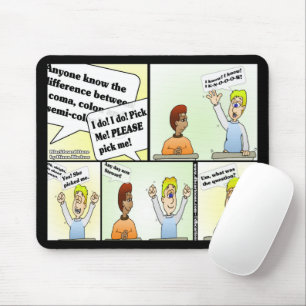 Kies mij zwarte Muismat