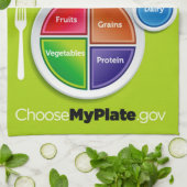 Kies Mijn Bord (Groene) keukenhanddoek (Gevouwen)