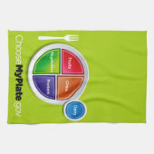 Kies Mijn Bord (Groene) keukenhanddoek (Horizontaal)