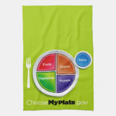 Kies Mijn Bord (Groene) keukenhanddoek (Verticaal)