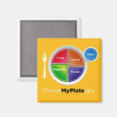 Kies Mijn Bord (Oranje) Magnet (Voorkant / Achterkant)