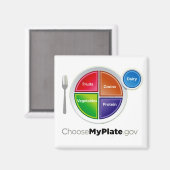 Kies Mijn Bord (White) Magnet (Voorkant / Achterkant)