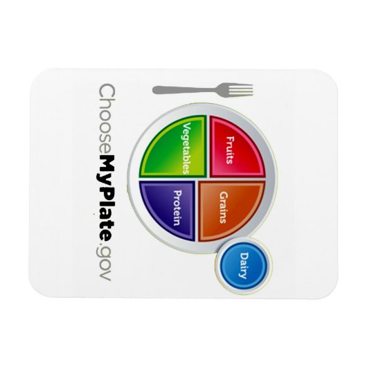 Kies Mijn Bord (wit) Magneet (Horizontaal)