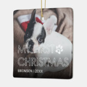 Kies Mijn Eerste Kerstmis Keramische Kerstbal Keramisch Ornament (Links)