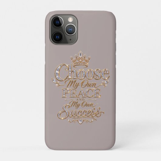 Kies Mijn Eigen Vrede en Succes Case-Mate iPhone Case (Achterkant)