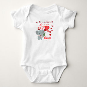 Kies Mijn Olifant Baby Body Voor Mijn Eerste Valen Romper