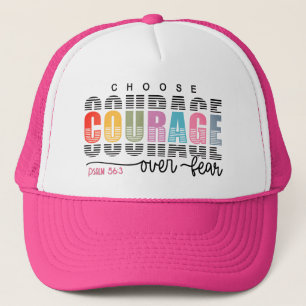 Kies Moed Schrift Trucker Pet