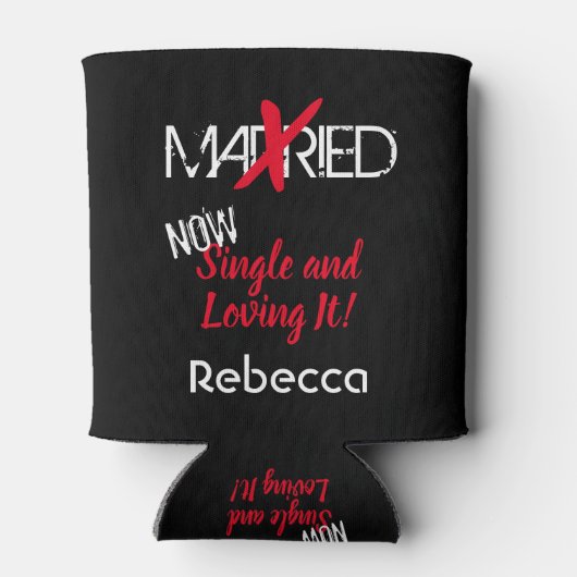 Kies nu uit en Houdend van het! Blikjeskoeler (Achterkant)