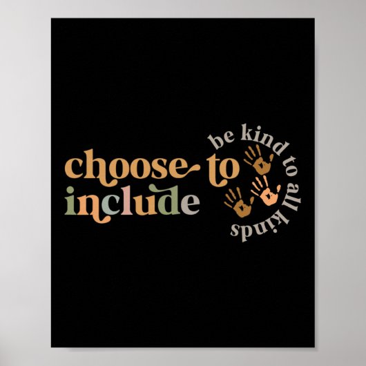 Kies om autisme van de leerkrachten in het speciaa poster (Voorkant)