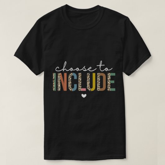 Kies om autisme van de leerkrachten in het speciaa t-shirt (Design voorkant)
