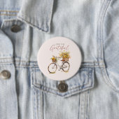 Kies om dankbaar te zijn - Bicycle & Rustic Herfst Ronde Button 7,6 Cm (In situ)