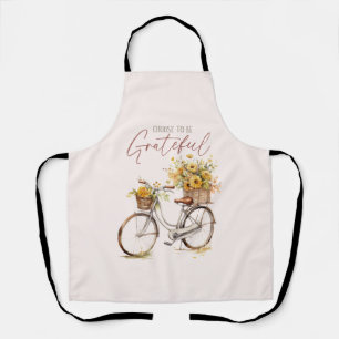 Kies om dankbaar te zijn - Bicycle & Rustic Herfst Schort