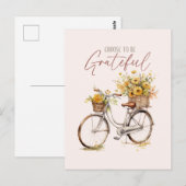 Kies om dankbaar te zijn briefkaart (Voorkant / Achterkant)