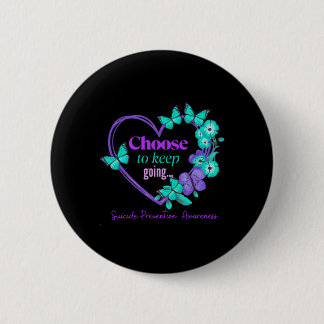 Kies om door te gaan Heartflower Vrouwen Ronde Button 5,7 Cm