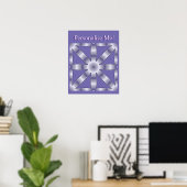 Kies om het even welk Kleur Herhaald Patroon van d Poster (Thuiskantoor)